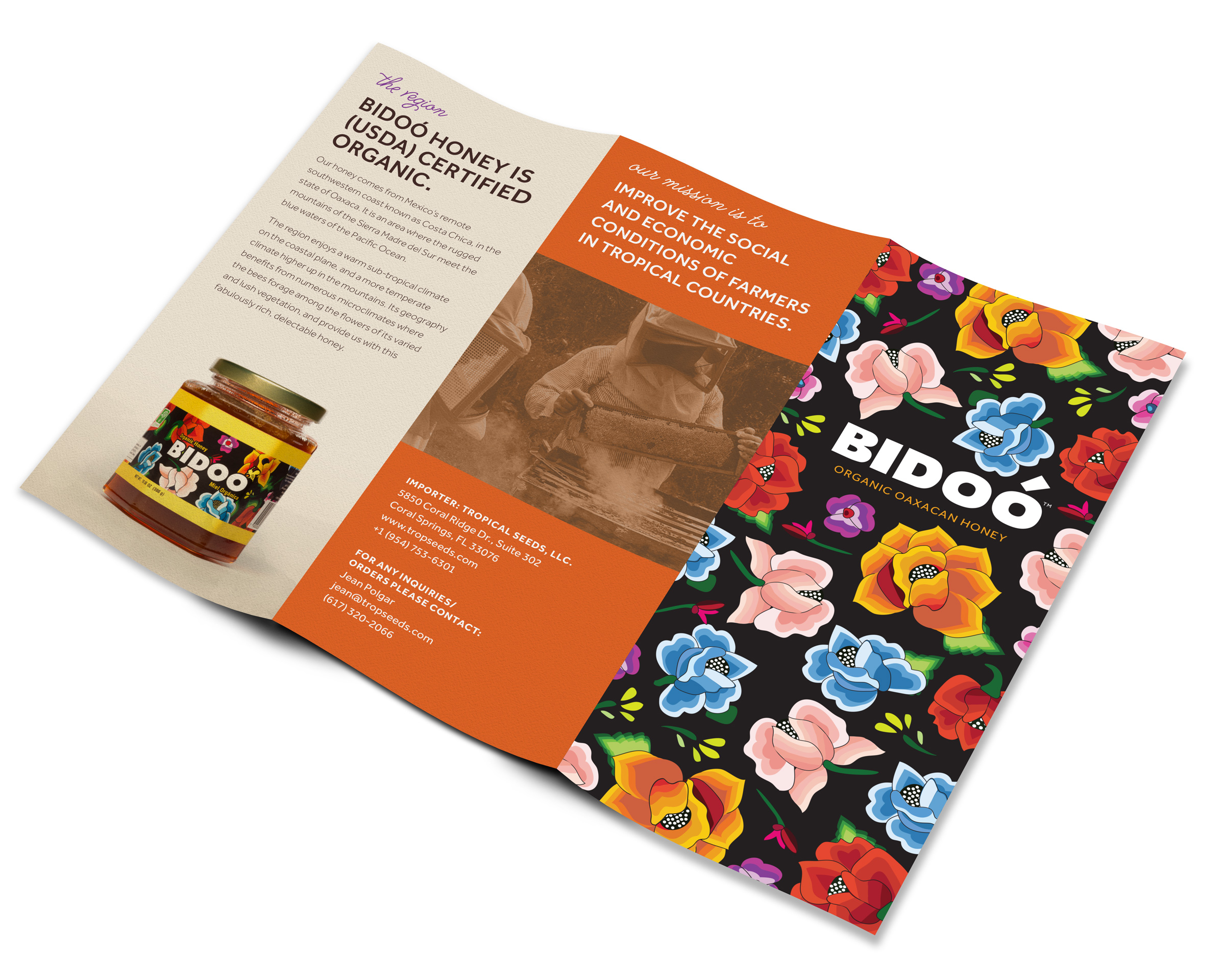 Bidoo Honey product brochure